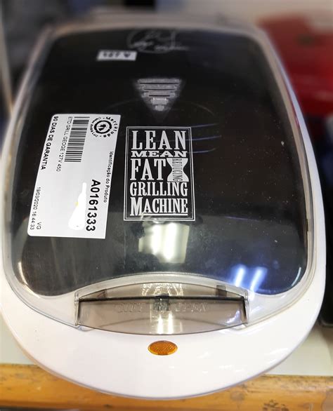 Complete with ready light, you'll know exactly when to begin grilling, and with a useful 20 minute timer you'll know exactly how long your food's been cooking. . Lean mean fat grilling machine